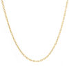 Corrente Elo Cadeado 60cm Ouro Amarelo 18k