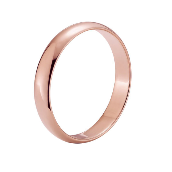 Aliança Confort Fit 4mm Ouro Rosé 10k - Image 2